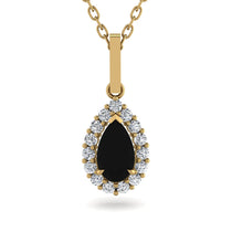 Black Diamond Tear Of Eternity Pendant - Jolene No. 7 image 1