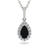 Black Diamond Tear Of Eternity Pendant - Jolene No. 9 image 1