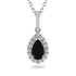 Black Diamond Tear Of Eternity Pendant - Jolene No. 9 image 1