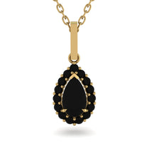 Black Diamond Tear Of Eternity Pendant - Jolene No. 37 image 1