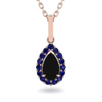 Black Diamond Tear Of Eternity Pendant - Jolene No. 68 image 1