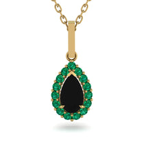 Black Diamond Tear Of Eternity Pendant - Jolene No. 22 image 1