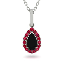 Black Diamond Tear Of Eternity Pendant - Jolene No. 54 image 1