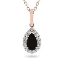 Black Diamond Tear Of Eternity Pendant - Jolene No. 8 image 1