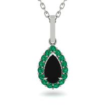 Black Diamond Tear Of Eternity Pendant - Jolene No. 24 image 1