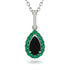 Black Diamond Tear Of Eternity Pendant - Jolene No. 24 image 1