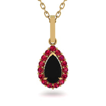 Black Diamond Tear Of Eternity Pendant - Jolene No. 52 image 1