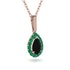 Black Diamond Tear Of Eternity Pendant - Jolene No. 23 image 2
