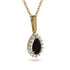 Black Diamond Tear Of Eternity Pendant - Jolene No. 7 image 2