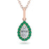 Diamond Tear Of Eternity Pendant - Jolene No. 17