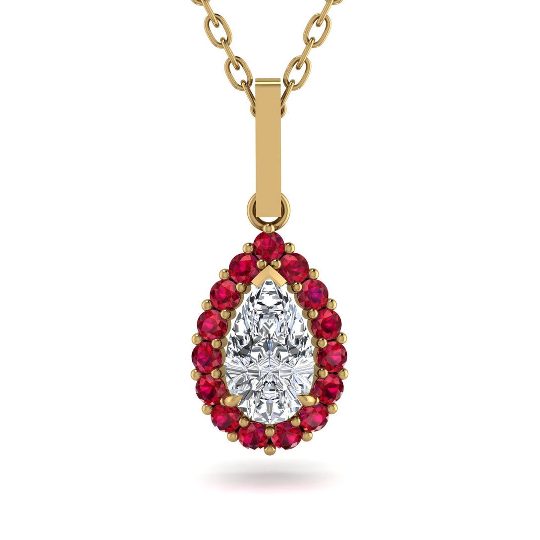 Diamond Tear Of Eternity Pendant - Jolene No. 46
