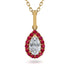 Diamond Tear Of Eternity Pendant - Jolene No. 46