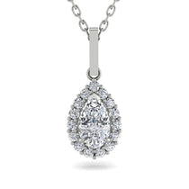 Diamond Tear Of Eternity Pendant - Jolene No. 3 image 1