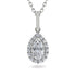 Diamond Tear Of Eternity Pendant - Jolene No. 3