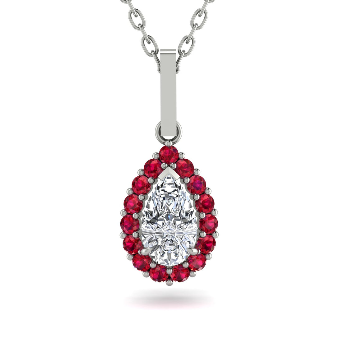 Diamond Tear Of Eternity Pendant - Jolene No. 48