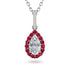 Diamond Tear Of Eternity Pendant - Jolene No. 48