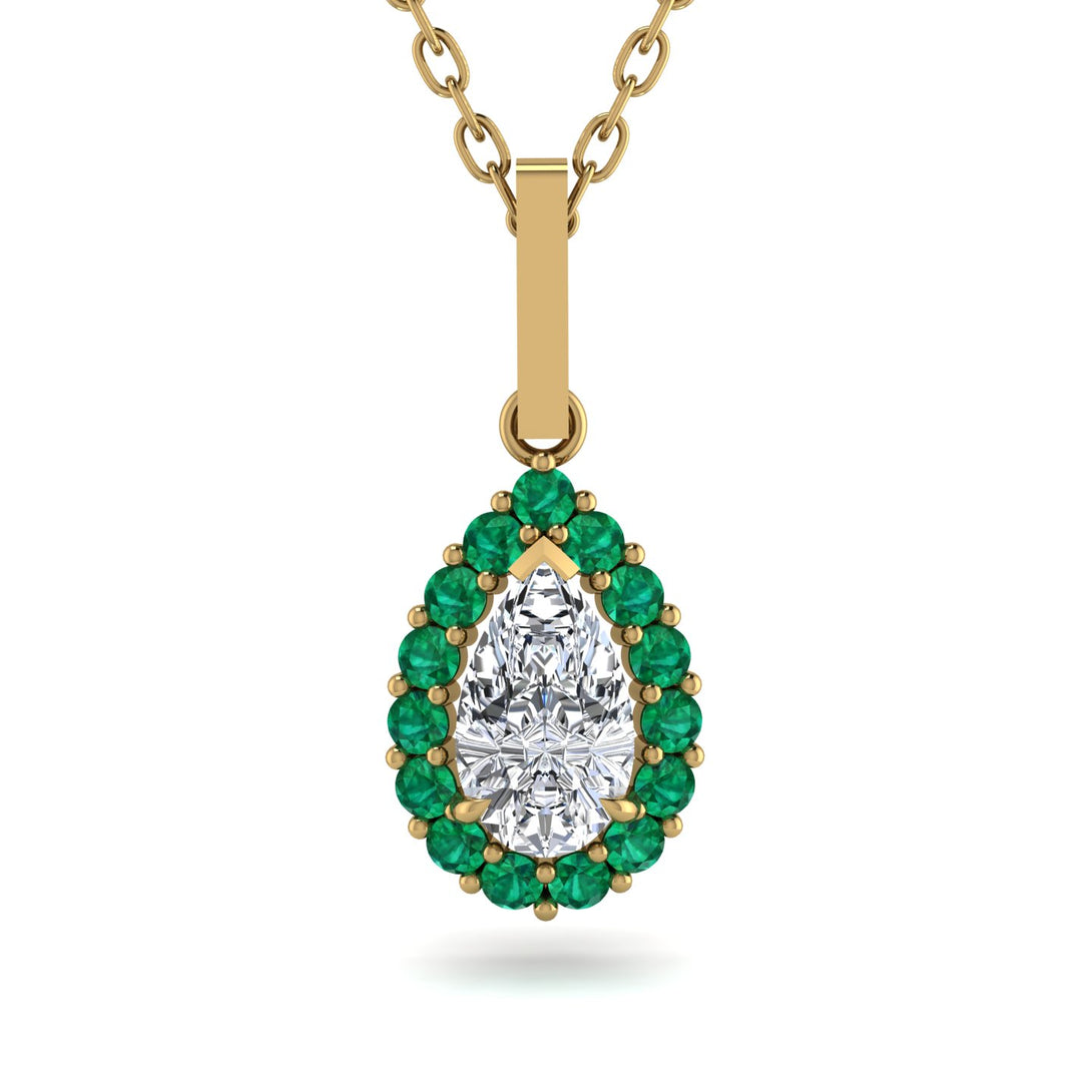 Diamond Tear Of Eternity Pendant - Jolene No. 16