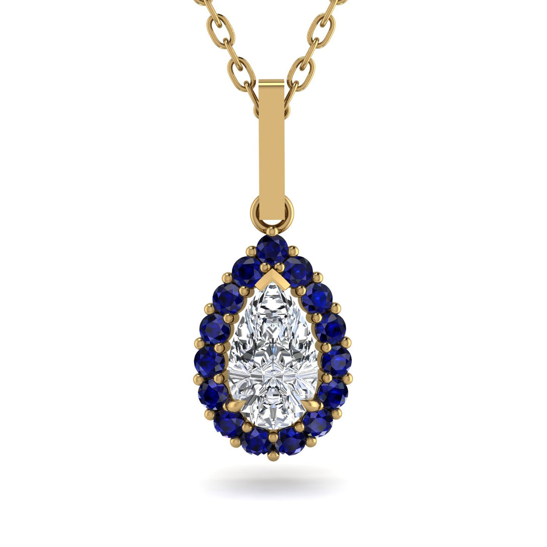 Diamond Tear Of Eternity Pendant - Jolene No. 61