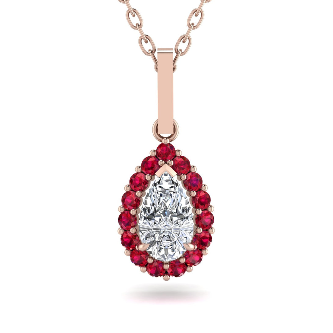 Diamond Tear Of Eternity Pendant - Jolene No. 47