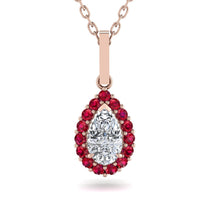 Diamond Tear Of Eternity Pendant - Jolene No. 47 image 1
