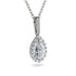 Diamond Tear Of Eternity Pendant - Jolene No. 3