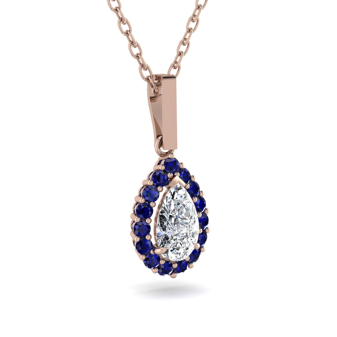 Diamond Tear Of Eternity Pendant - Jolene No. 62