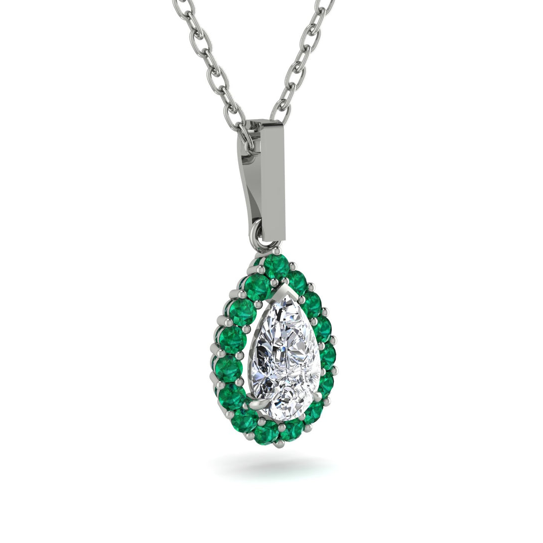 Diamond Tear Of Eternity Pendant - Jolene No. 18