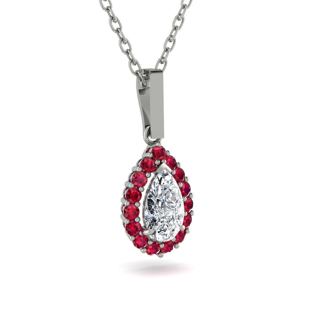 Diamond Tear Of Eternity Pendant - Jolene No. 48