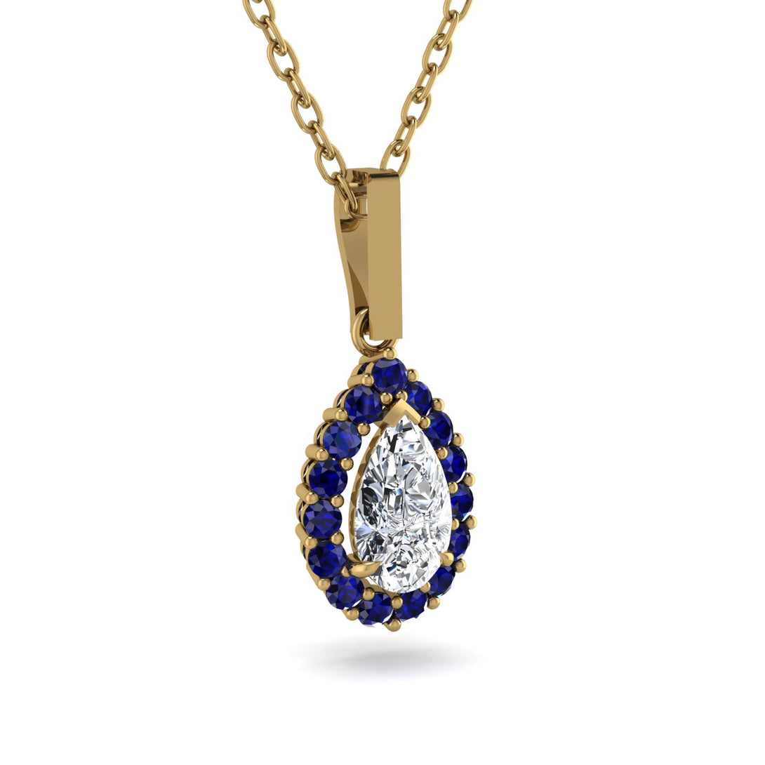 Diamond Tear Of Eternity Pendant - Jolene No. 61