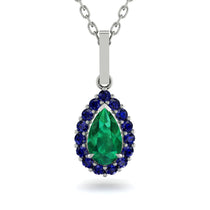 Emerald Tear Of Eternity Pendant - Jolene No. 66 image 1