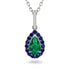 Emerald Tear Of Eternity Pendant - Jolene No. 66 image 1