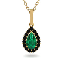 Emerald Tear Of Eternity Pendant - Jolene No. 34 image 1
