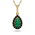 Emerald Tear Of Eternity Pendant - Jolene No. 34