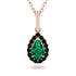 Emerald Tear Of Eternity Pendant - Jolene No. 35
