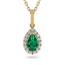 Emerald Tear Of Eternity Pendant - Jolene No. 4 image 1