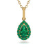 Emerald Tear Of Eternity Pendant - Jolene No. 19 image 1