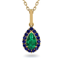 Emerald Tear Of Eternity Pendant - Jolene No. 64 image 1
