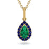 Emerald Tear Of Eternity Pendant - Jolene No. 64 image 1