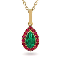 Emerald Tear Of Eternity Pendant - Jolene No. 49 image 1