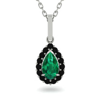 Emerald Tear Of Eternity Pendant - Jolene No. 36 image 1