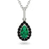 Emerald Tear Of Eternity Pendant - Jolene No. 36 image 1