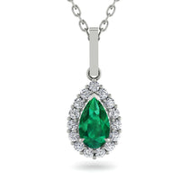 Emerald Tear Of Eternity Pendant - Jolene No. 6 image 1