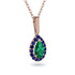 Emerald Tear Of Eternity Pendant - Jolene No. 65