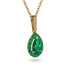 Emerald Tear Of Eternity Pendant - Jolene No. 19 image 2