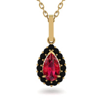Ruby Tear Of Eternity Pendant - Jolene No. 40 image 1