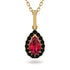 Ruby Tear Of Eternity Pendant - Jolene No. 40