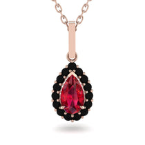 Ruby Tear Of Eternity Pendant - Jolene No. 41 image 1