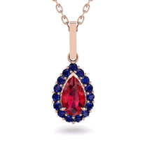 Ruby Tear Of Eternity Pendant - Jolene No. 71 image 1