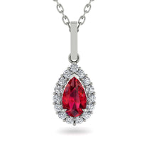 Ruby Tear Of Eternity Pendant - Jolene No. 12 image 1