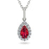 Ruby Tear Of Eternity Pendant - Jolene No. 12 image 1